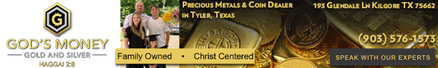 Advertisement image for Gods Money Gold & Silver