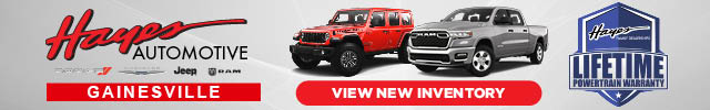 Advertisement image for Hayes Automotive