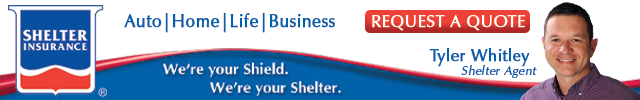 Advertisement image for Shelter Insurance Tyler Whitley