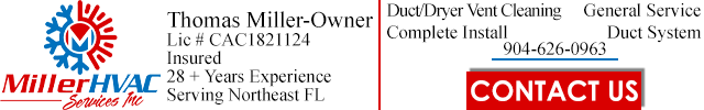 Advertisement image for Miller HVAC Services Inc