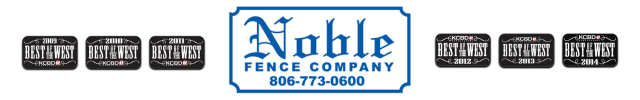 Advertisement image for Noble Fence Company
