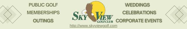 Advertisement image for SkyView Golf Club