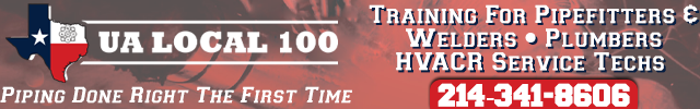 Advertisement image for UA Local 100