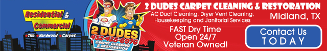 Advertisement image for 2 Dudes Carpet Cleaning and Restoration
