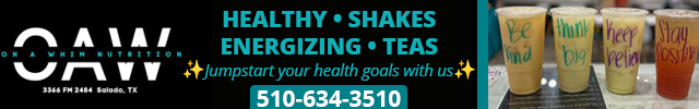 Advertisement image for On A Whim Nutrition