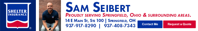 Advertisement image for Shelter Insurance - Sam Seibert