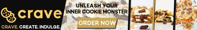 Advertisement image for Crave Cookies