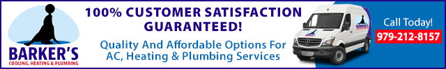 Advertisement image for Barkers Heating and Cooling and Plumbing