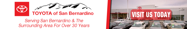 Advertisement image for Toyota Of San Berardino 