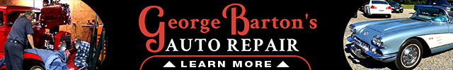 Advertisement image for George Bartons Auto Repair