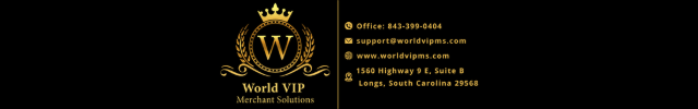 Advertisement image for World VIP Merchant Solutions