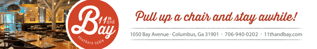 Advertisement image for 11th and Bay Southern Table