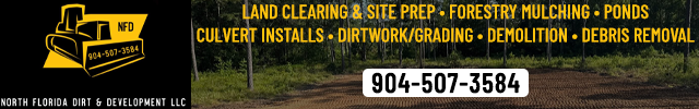 Advertisement image for North Florida Dirt & Development LLC