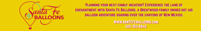 Advertisement image for Santa Fe Balloons