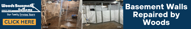 Advertisement image for Woods Basement Systems