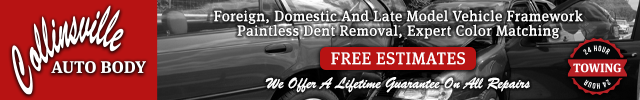 Advertisement image for Collinsville Auto Body