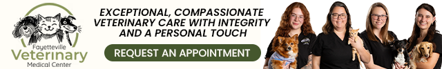 Advertisement image for Fayetteville Veterinary Medical Center