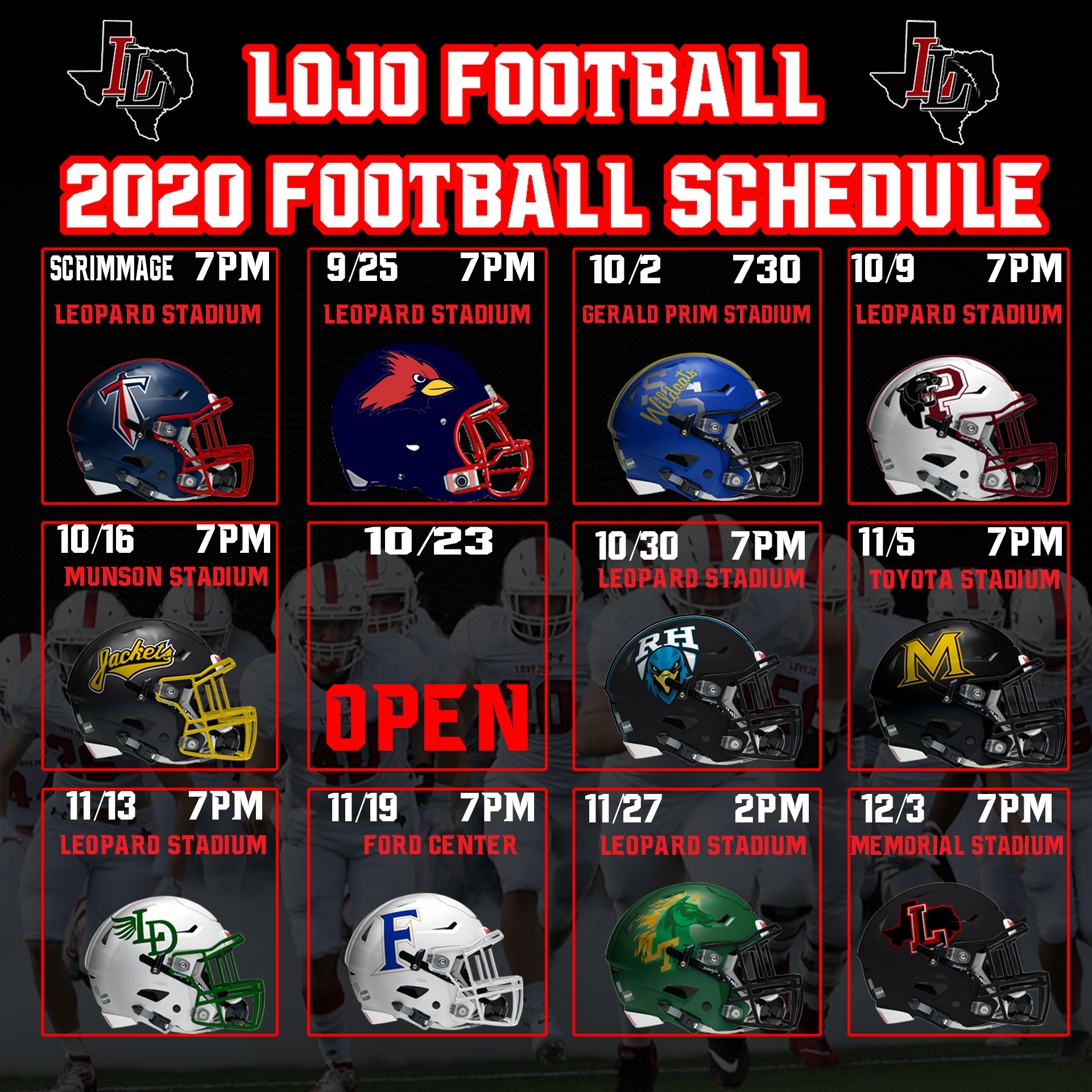 liberty middle school football schedule 2021