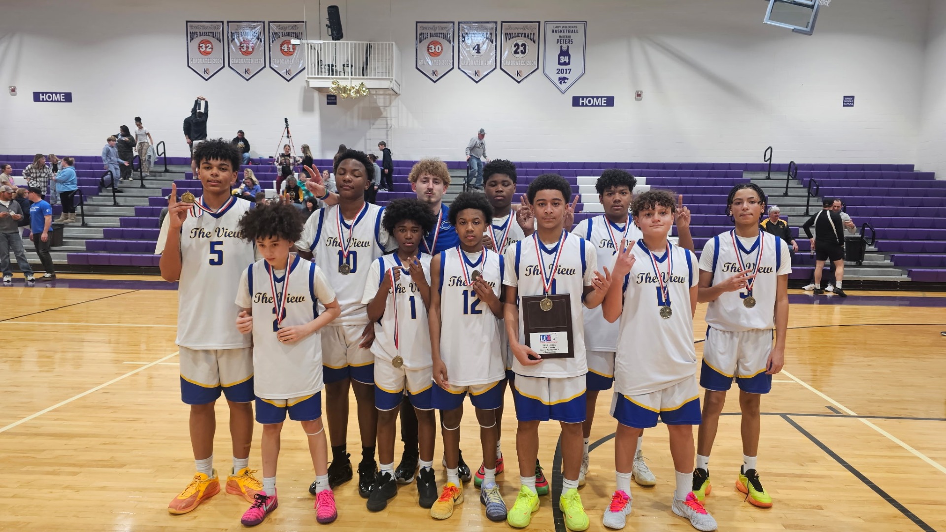 Slide 5 - 8th Grade Boys Win LC8 Championship