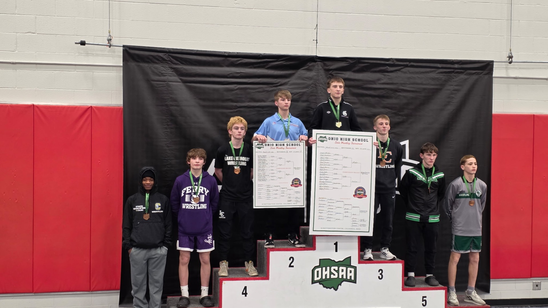 Slide 9 - Noah Huston Places 8th DIII 113lbs at OHSAA State Wrestling Tournament