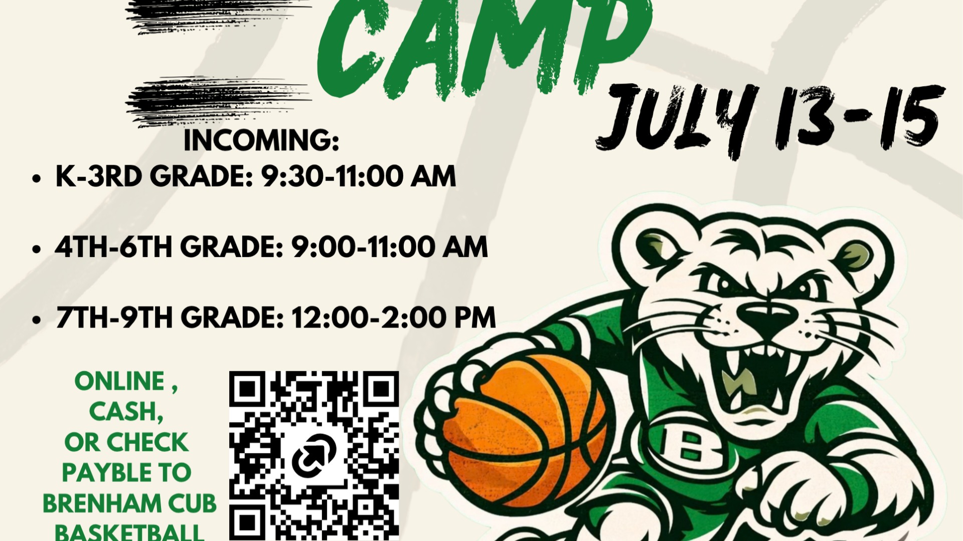 Slide 0 - Cub Basketball Camp 2026