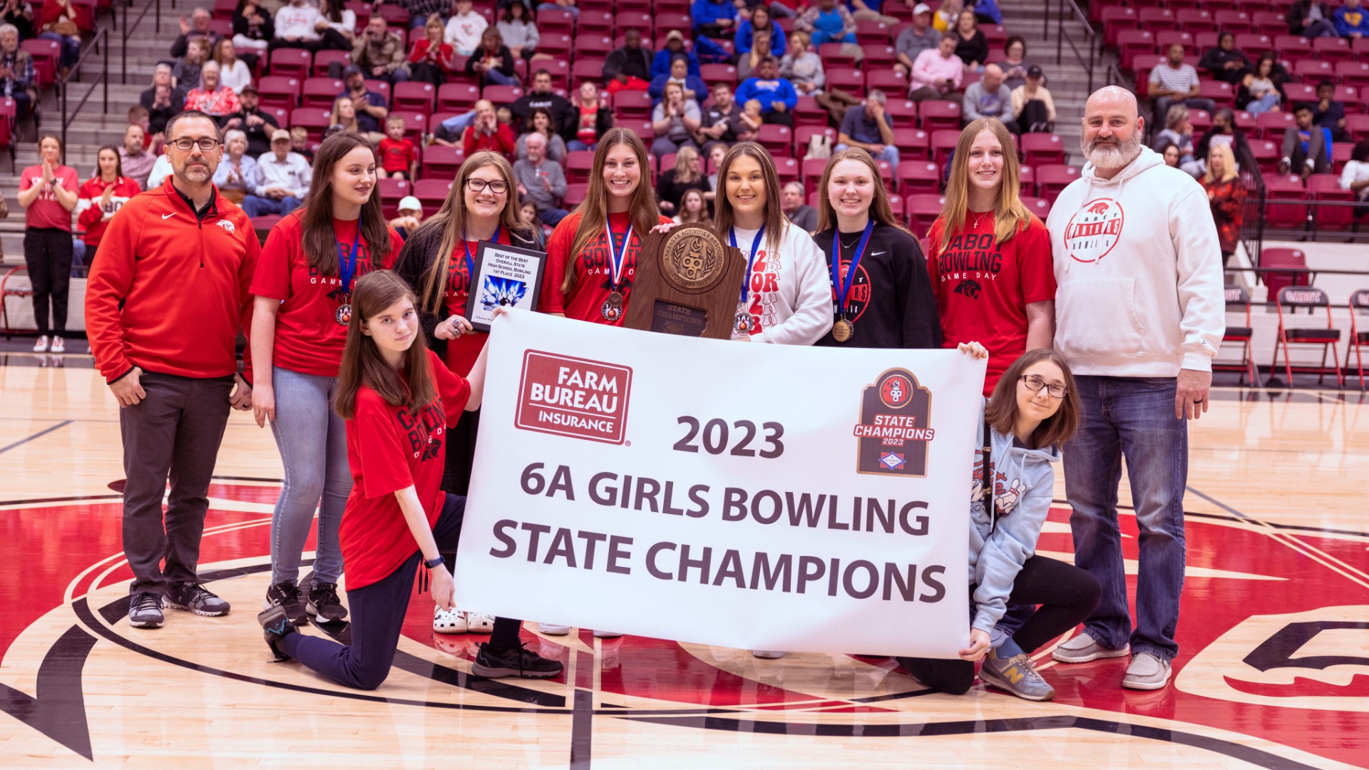 CabotSlide 3 - 2023 6A Girls Bowling State Champions