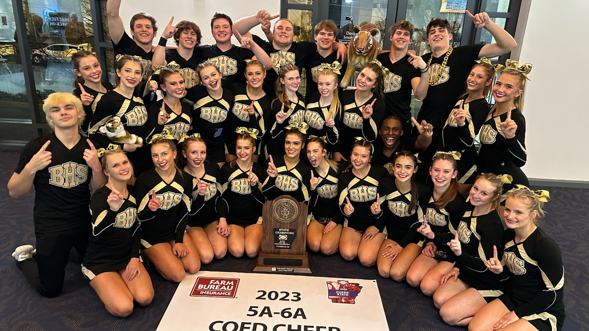 Coed Cheer Team Photo