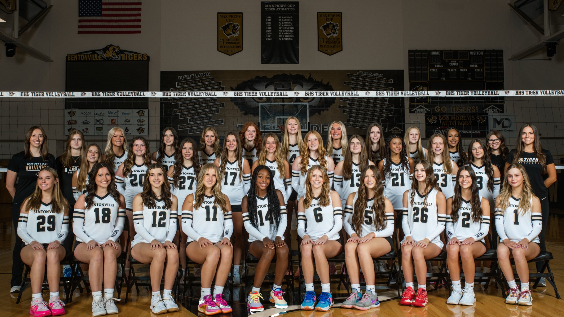 Girls Volleyball Team Photo
