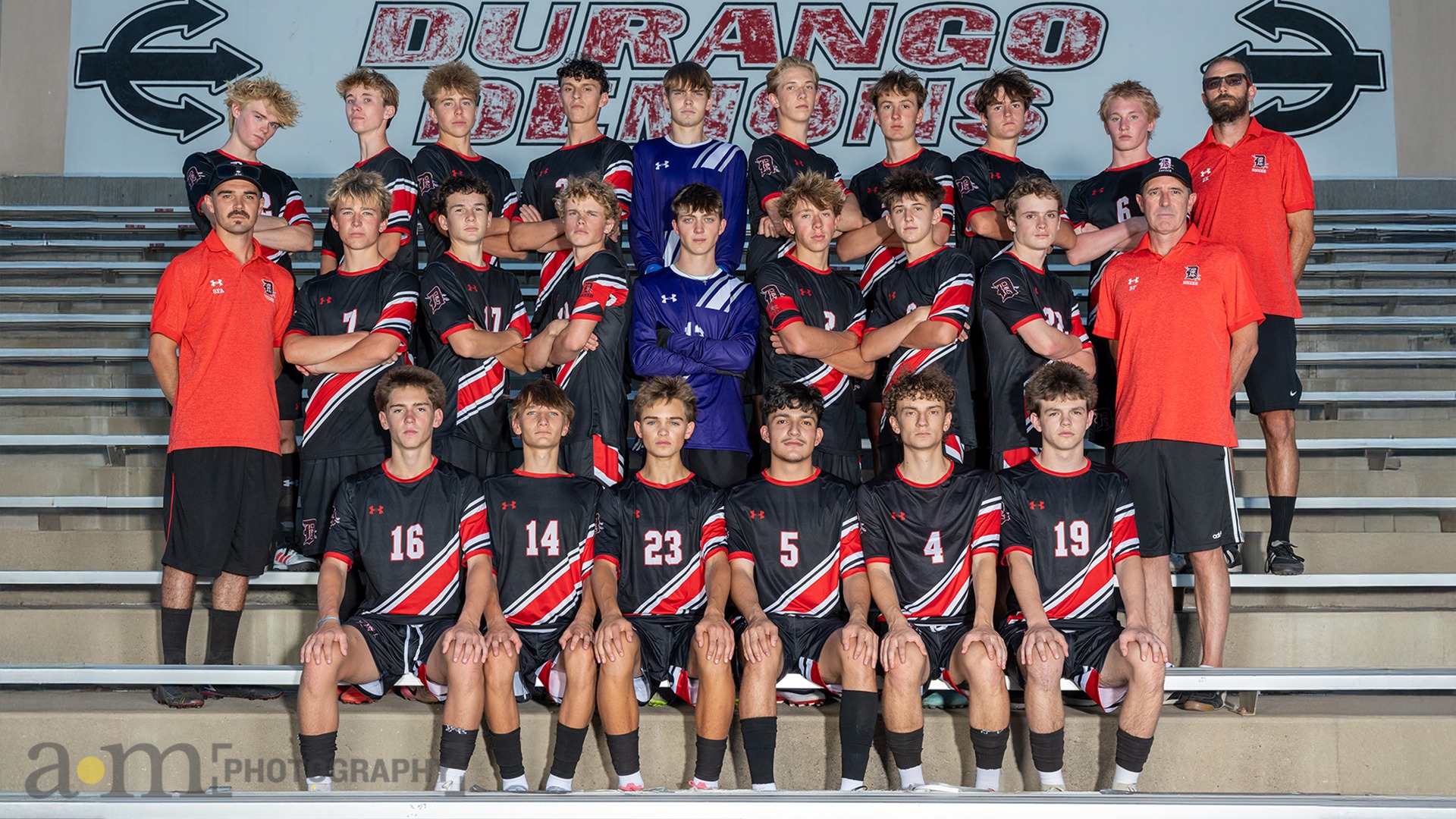 DHS Demon Soccer team photo