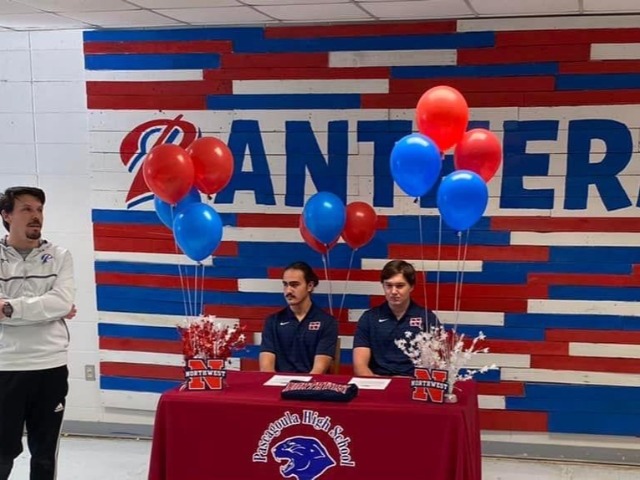 Seniors, Peter Floyd and Connor Young Sign with Northwest Community College