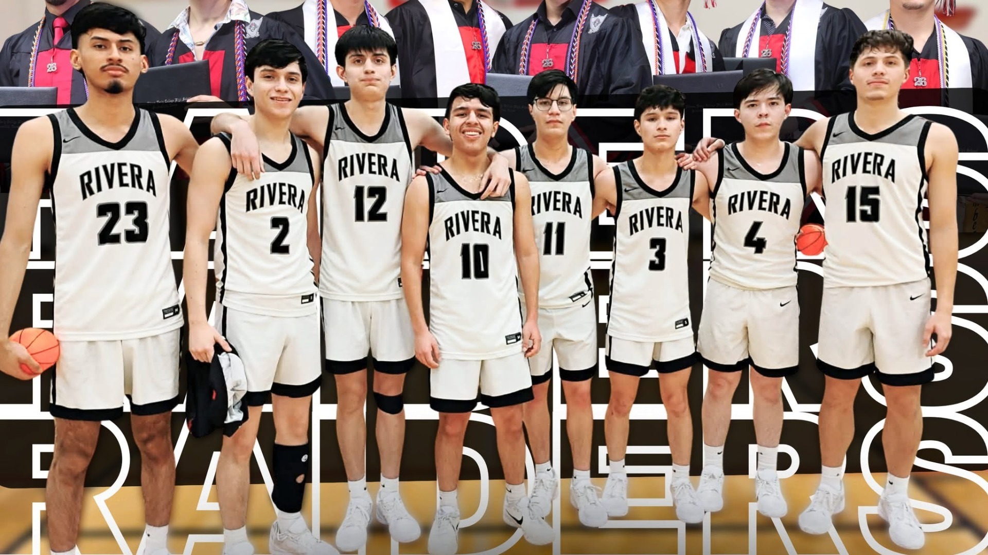 Slide 2 - THEIR FINAL HOOPS VICTORY: GRADUATION