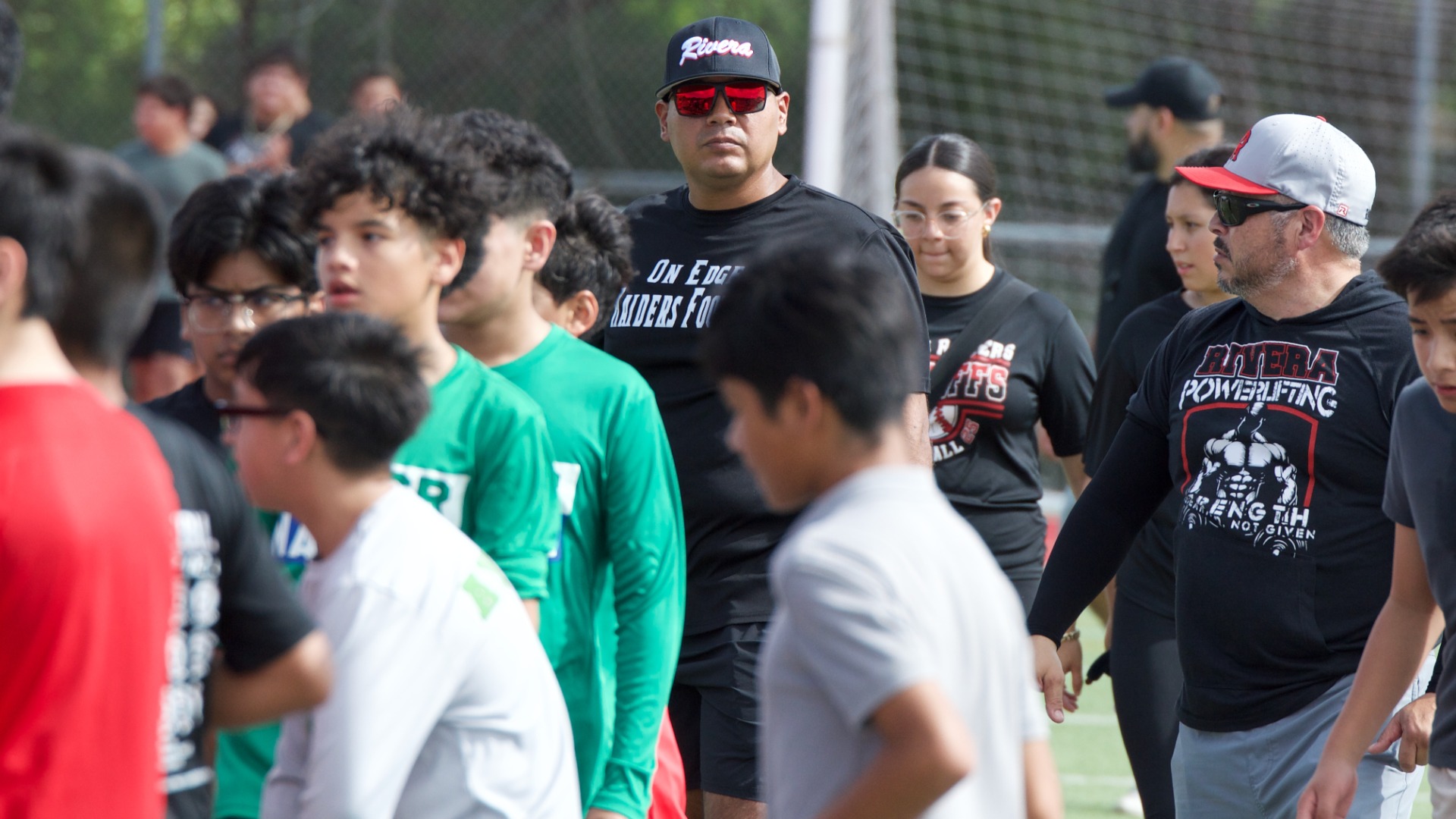 Slide 0 - RIVERA RAIDERS FUTURES CAMP OPENS WITH STRONG FIRST DAY