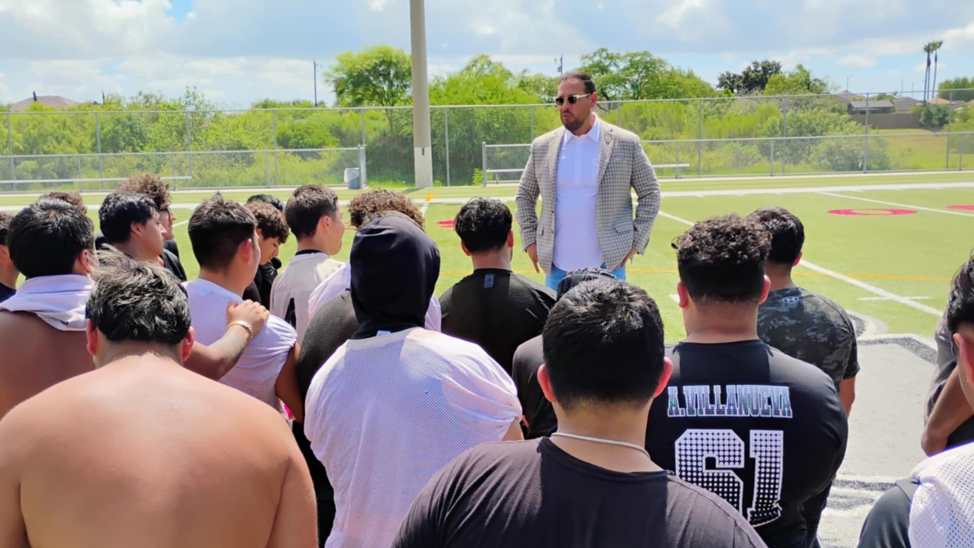 Slide 9 - BROWNSVILLE CITY COMMISSIONER TINO VILLAREAL JR. VISITS THE RAIDERS