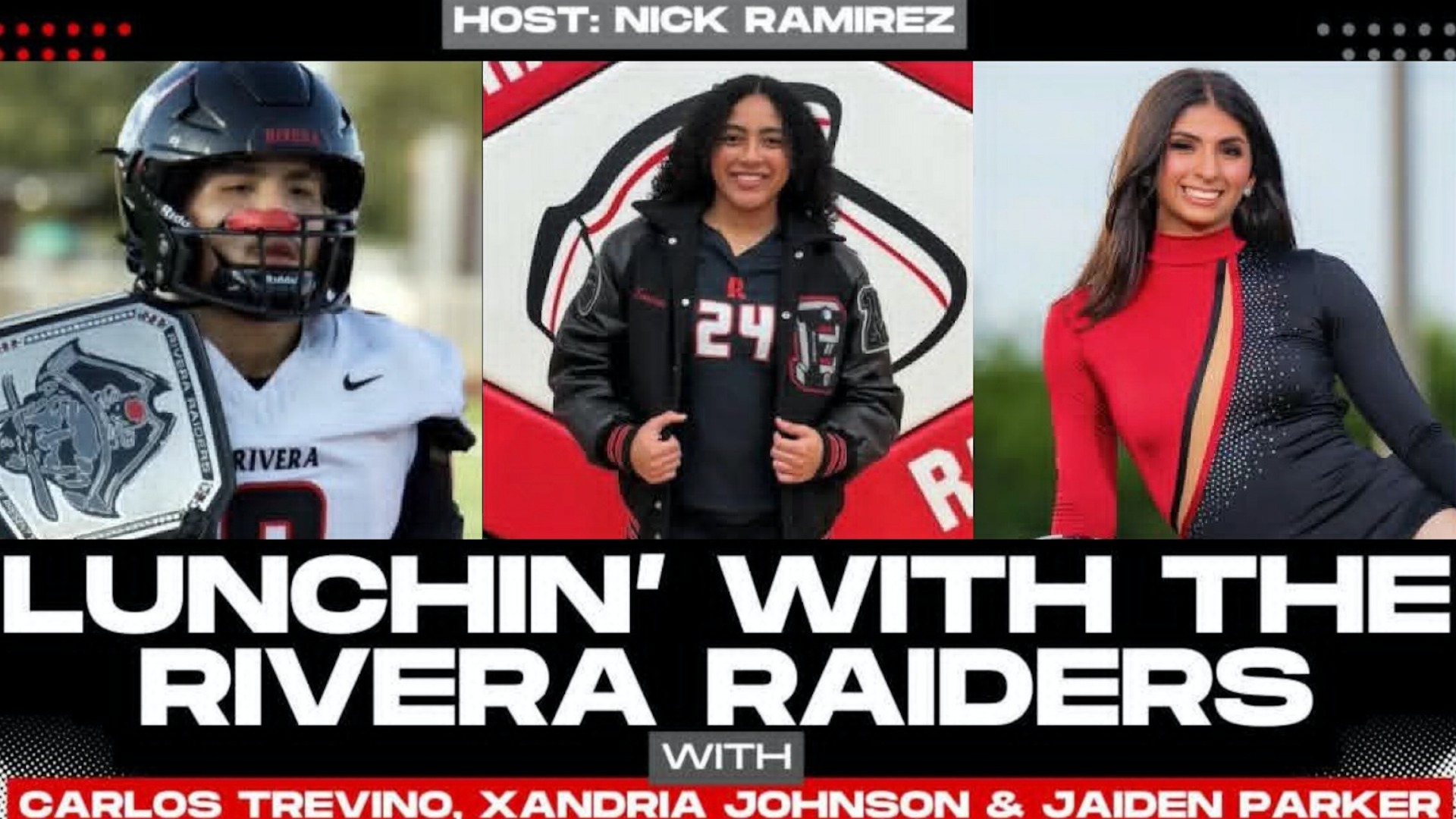 Slide 5 - FIRST EPISODE OF LUNCHIN' WITH THE RAIDERS WITH RSL NETWORK