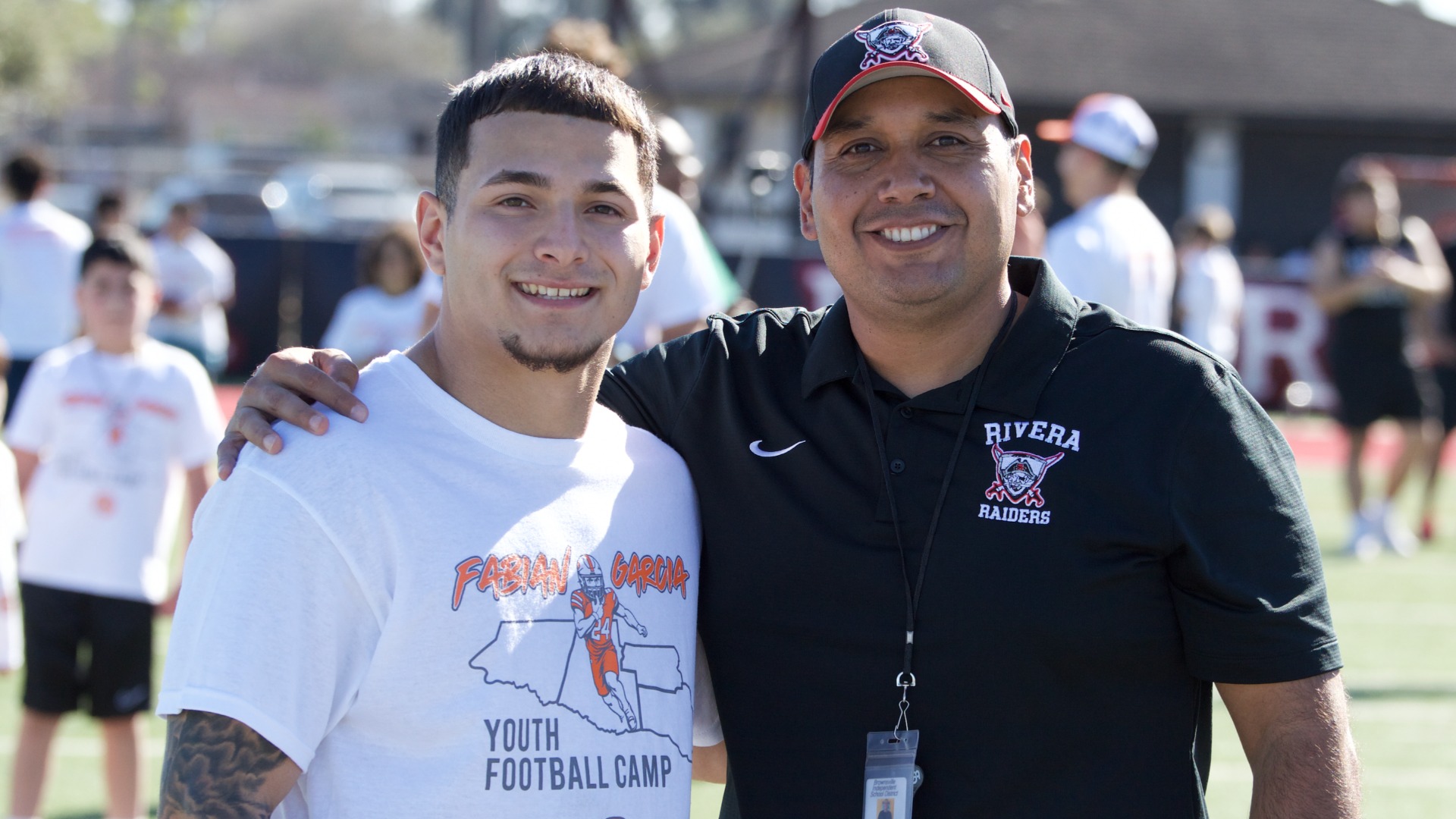 Slide 1 - KRGV CHANNEL 5 SPORTS: UTRGV RB FABIAN GARCIA YOUTH FOOTBALL CAMP AT RIVERA HIGH SCHOOL