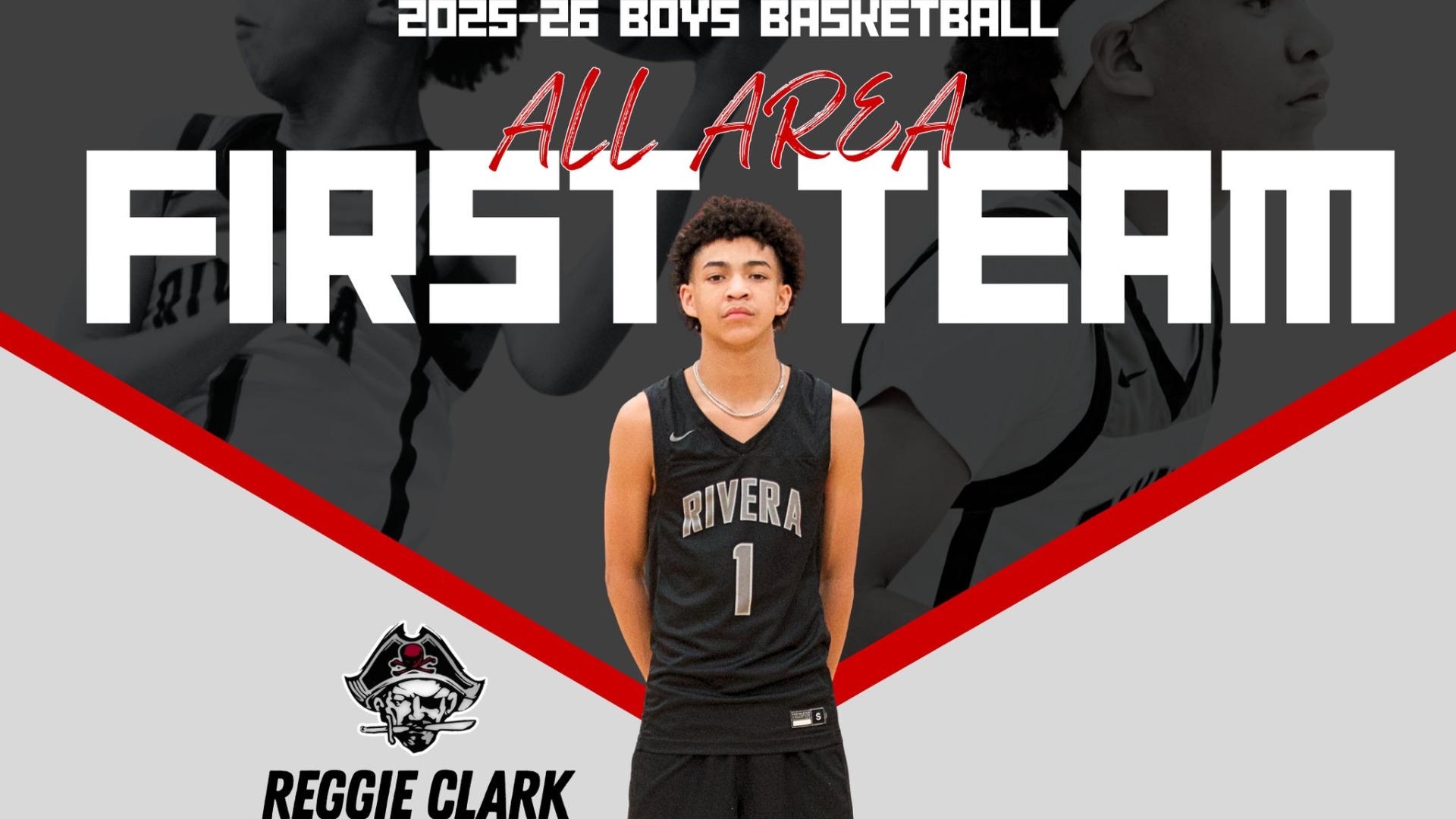 Slide 2 - REGGIE CLARK EARNS ALL-AREA FIRST TEAM HONORS AFTER STANDOUT SOPHOMORE SEASON