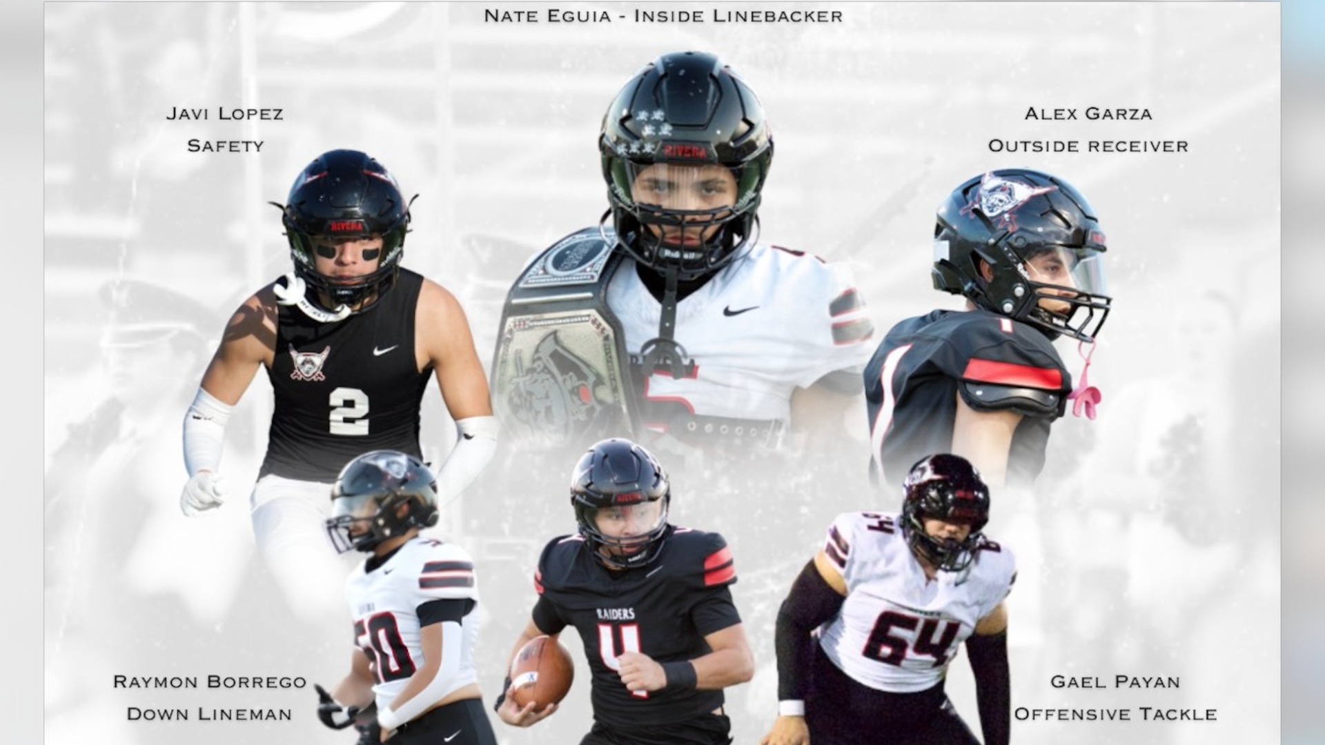 Slide 0 - RAIDERS SELECTED TO THE 15-5A DI ALL-DISTRICT TEAMS