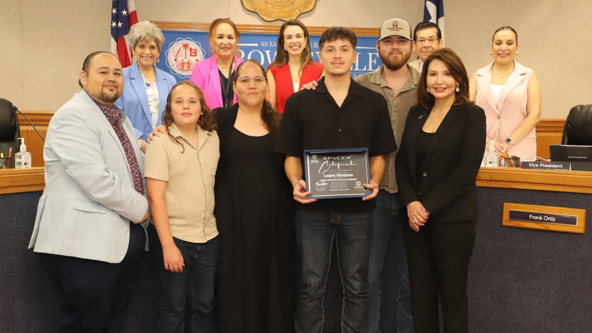 Slide 1 - LAUNCHING INTO THE FUTURE: LOGAN HINOJOSA EARNS SPACEX SCHOLARSHIP
