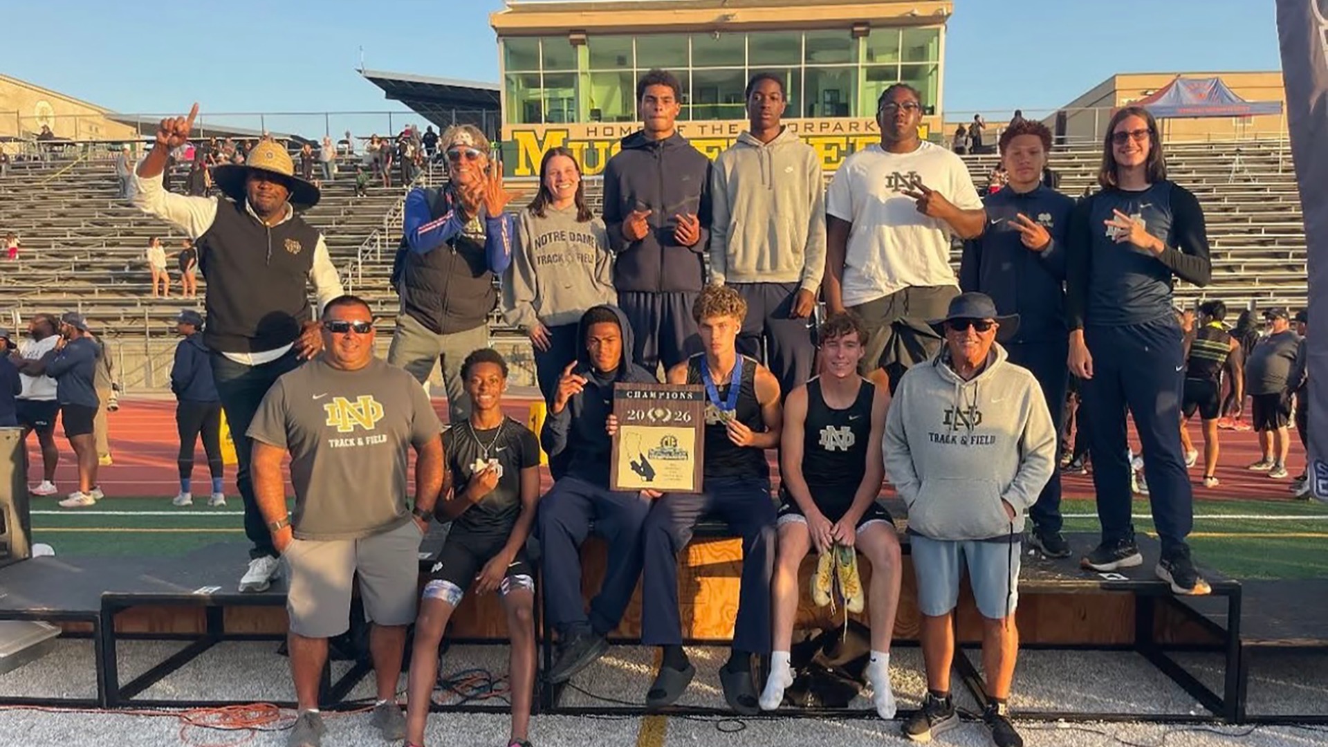 Slide 1 - BOYS TRACK & FIELD CAPTURES D3 CIF-SS TEAM CHAMPIONSHIP; BACK-TO-BACK TITLES FOR THE KNIGHTS