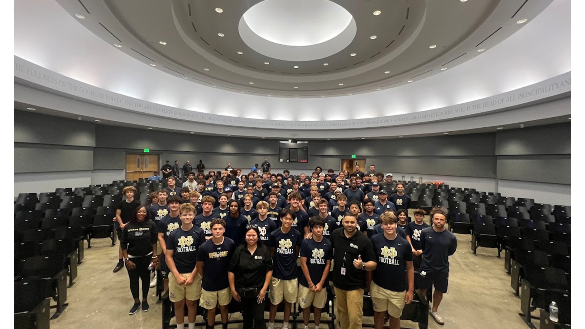 Slide 0 - Knights Football Gives Back