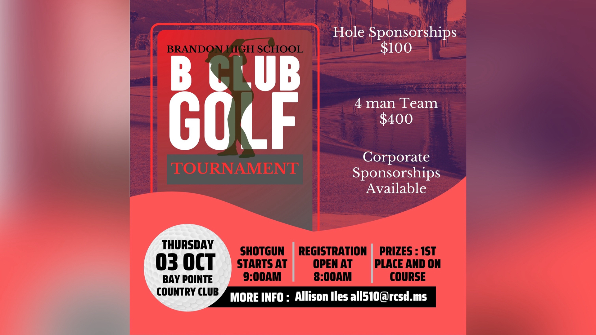 Slide 1 - B-Club Golf Tournament