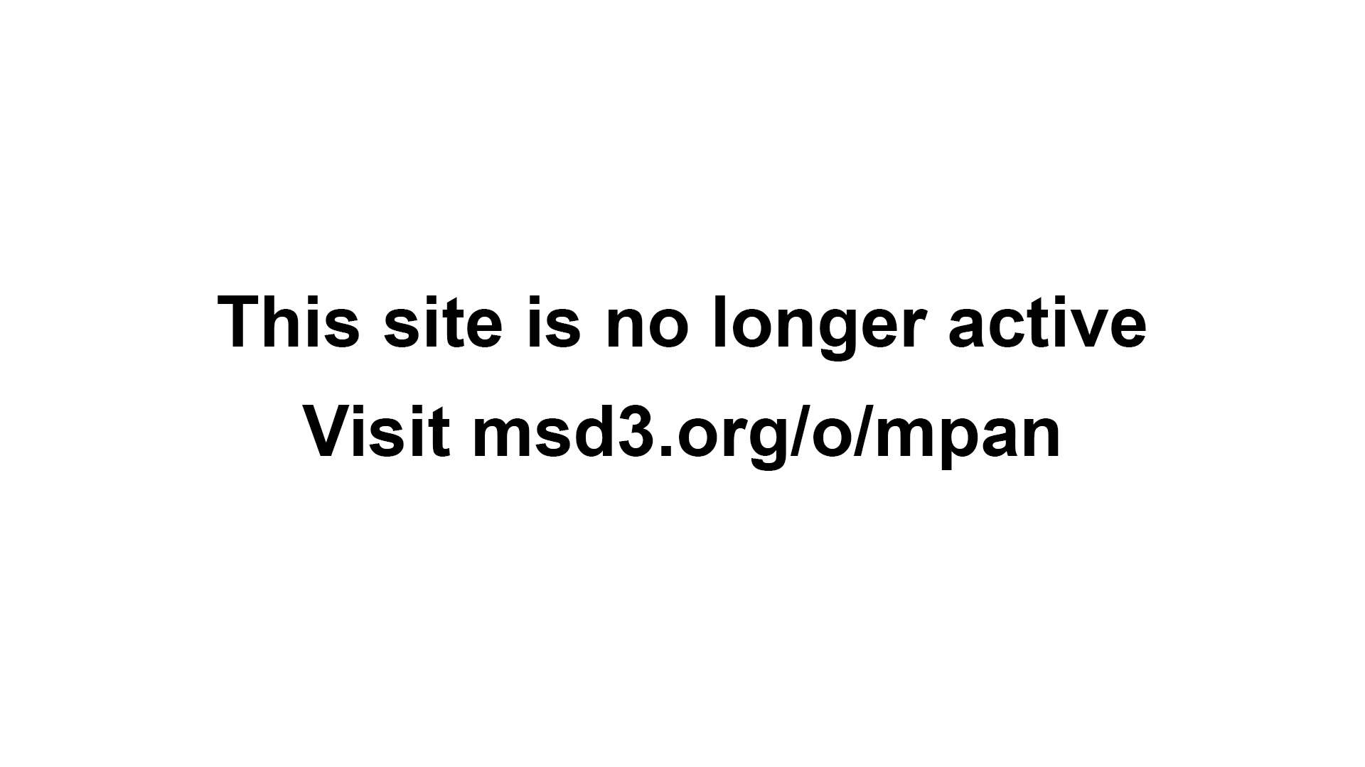 Slide 0 - Visit msd3.org/o/mpan