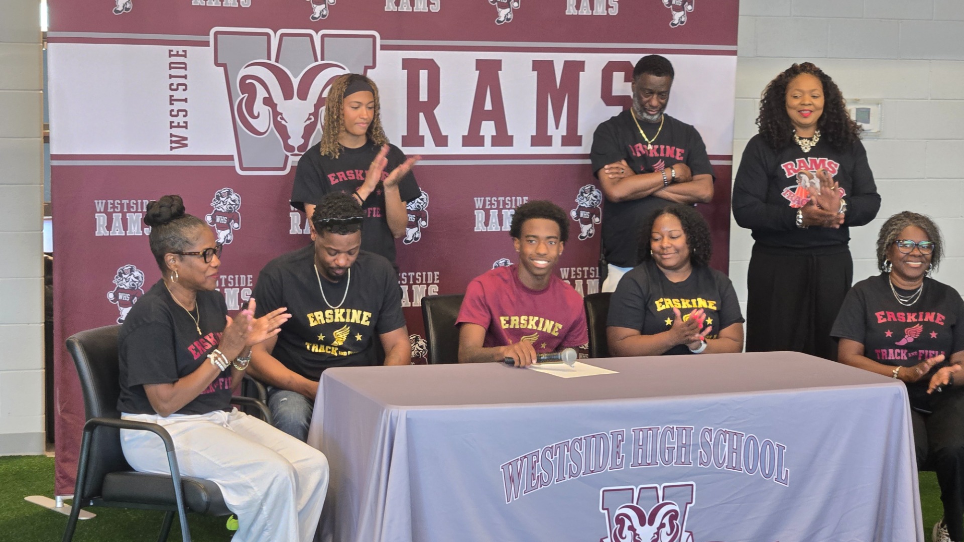 Slide 0 - JC CLINKSCALES SIGNS WITH ERSKINE TRACK & FIELD