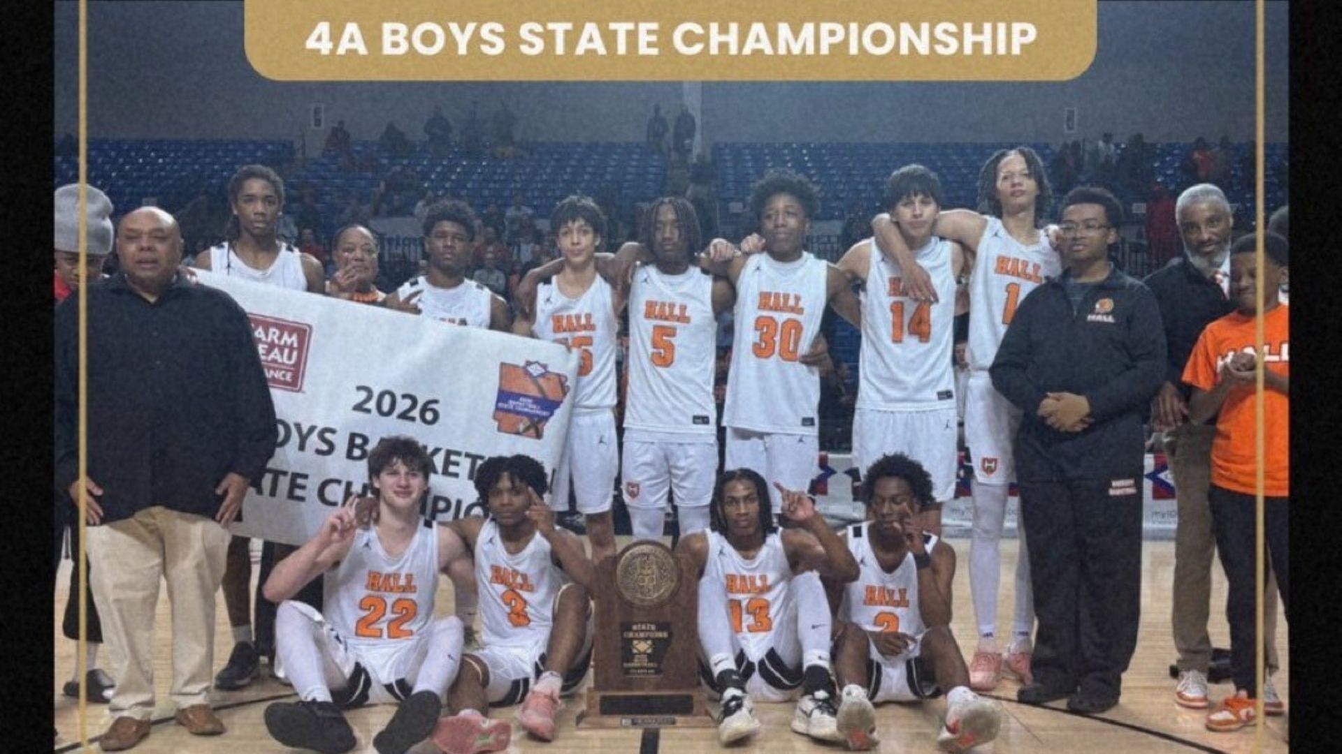 Slide 1 - 2025-2026  4A Boys Basketball State Champion: Little Rock Hall Warriors