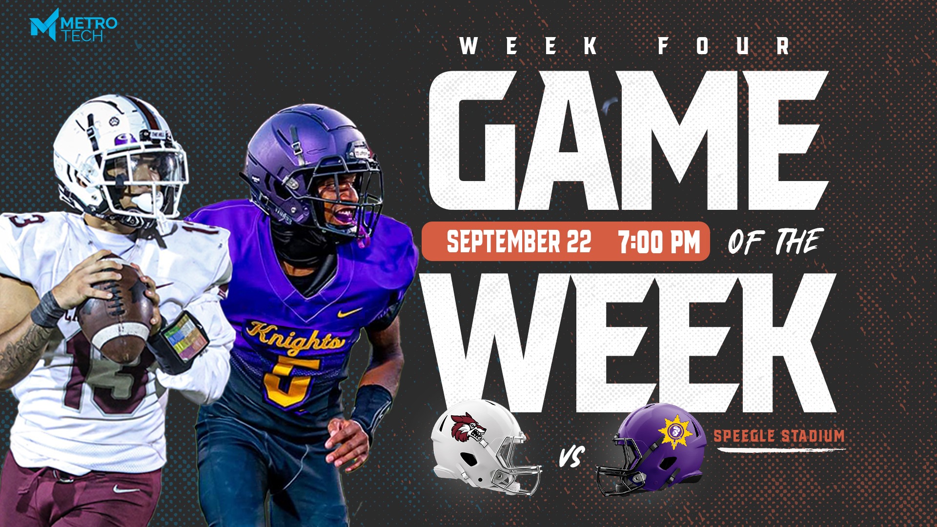Slide 0 - Red Wolves Host Knights in OKCPS Game of the Week - September 22