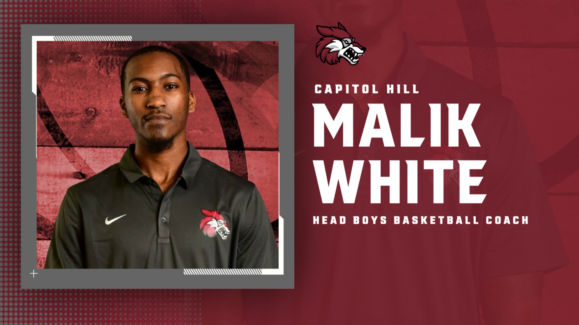 Slide 1 - Malik White Promoted to Head Coach for Capitol Hill Boys Basketball