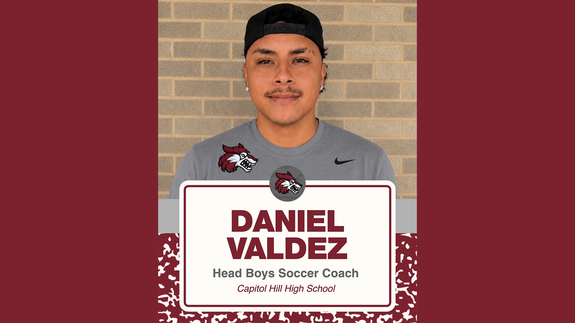 Slide 0 - Daniel Valdez Named Capitol Hill Boys Soccer Head Coach