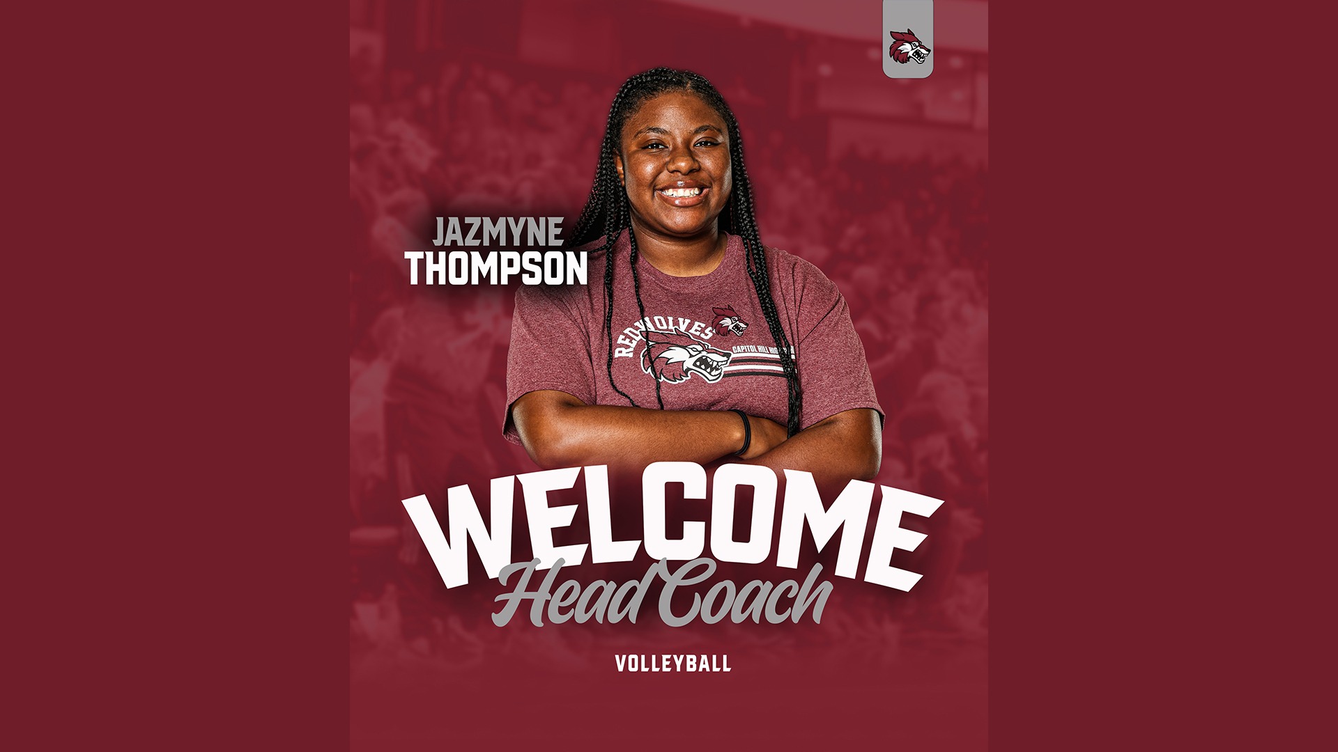 Slide 2 - Jazmyne Thompson Named Capitol Hill Volleyball's Head Coach