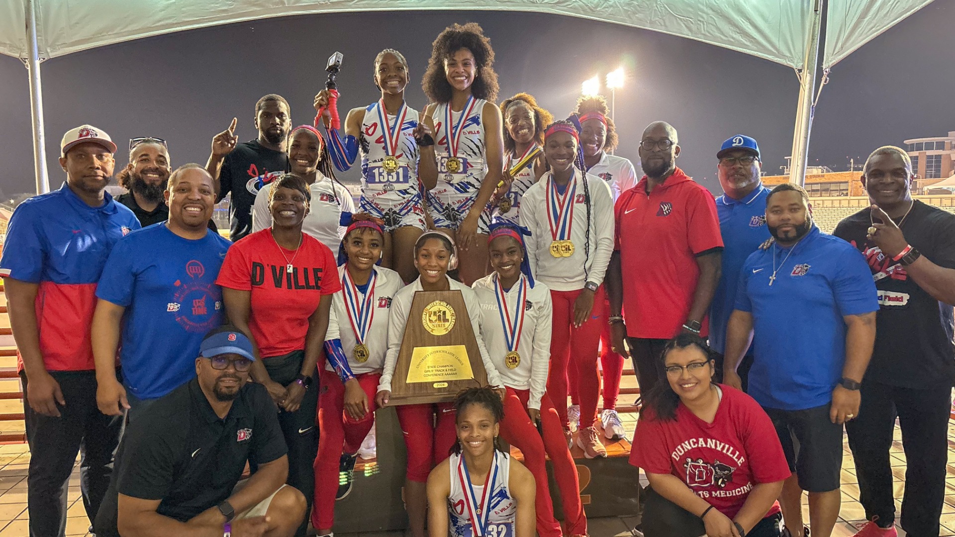 Slide 6 - 2024 UIL 6A Track & Field State Champions - Back 2 Back