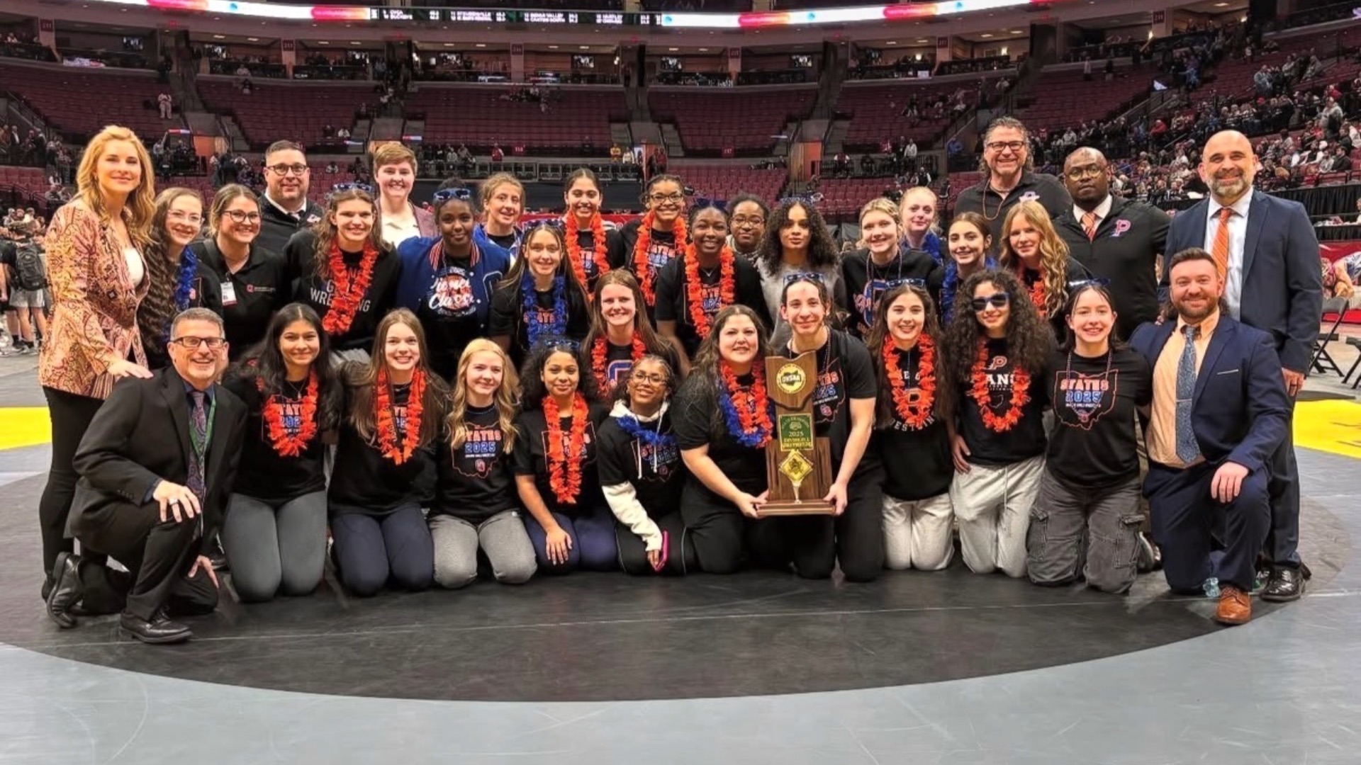 Slide 7 - 2025 Girls Wrestling Back-to-Back OHSAA State Champions